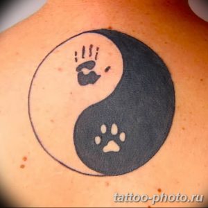 Фото рисунка тату Инь-Янь 08.11.2018 №323 - photo tattoo Yin-Yang - tattoo-photo.ru