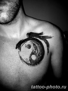 Фото рисунка тату Инь-Янь 08.11.2018 №334 - photo tattoo Yin-Yang - tattoo-photo.ru