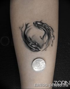 Фото рисунка тату Инь-Янь 08.11.2018 №356 - photo tattoo Yin-Yang - tattoo-photo.ru