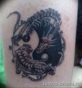 Фото рисунка тату Инь-Янь 08.11.2018 №382 - photo tattoo Yin-Yang - tattoo-photo.ru