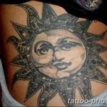 Фото рисунка тату Луна и Солнце 05.11.2018 №002 - tattoo Moon and Sun - tattoo-photo.ru