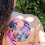 Фото рисунка тату Луна и Солнце 05.11.2018 №023 - tattoo Moon and Sun - tattoo-photo.ru