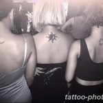 Фото рисунка тату Луна и Солнце 05.11.2018 №027 - tattoo Moon and Sun - tattoo-photo.ru