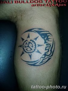 Фото рисунка тату Луна и Солнце 05.11.2018 №150 - tattoo Moon and Sun - tattoo-photo.ru