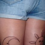 Фото рисунка тату Луна и Солнце 05.11.2018 №151 - tattoo Moon and Sun - tattoo-photo.ru