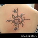 Фото рисунка тату Луна и Солнце 05.11.2018 №153 - tattoo Moon and Sun - tattoo-photo.ru