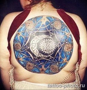 Фото рисунка тату Луна и Солнце 05.11.2018 №192 - tattoo Moon and Sun - tattoo-photo.ru