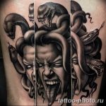Фото рисунка тату Медуза Горгона 23.11.2018 №008 - tattoo Medusa Gorgo - tattoo-photo.ru