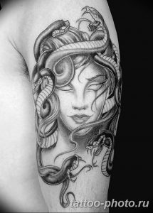 Фото рисунка тату Медуза Горгона 23.11.2018 №010 - tattoo Medusa Gorgo - tattoo-photo.ru