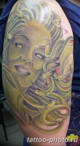 Фото рисунка тату Медуза Горгона 23.11.2018 №056 - tattoo Medusa Gorgo - tattoo-photo.ru