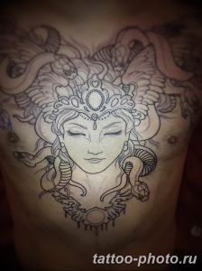 Фото рисунка тату Медуза Горгона 23.11.2018 №074 - tattoo Medusa Gorgo - tattoo-photo.ru