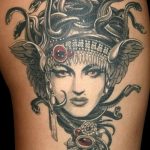 Фото рисунка тату Медуза Горгона 23.11.2018 №075 - tattoo Medusa Gorgo - tattoo-photo.ru