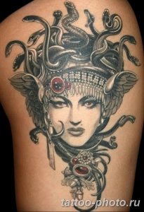 Фото рисунка тату Медуза Горгона 23.11.2018 №075 - tattoo Medusa Gorgo - tattoo-photo.ru