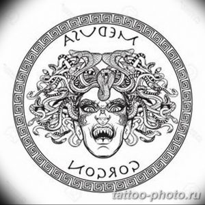 Фото рисунка тату Медуза Горгона 23.11.2018 №090 - tattoo Medusa Gorgo - tattoo-photo.ru