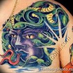 Фото рисунка тату Медуза Горгона 23.11.2018 №093 - tattoo Medusa Gorgo - tattoo-photo.ru