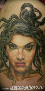 Фото рисунка тату Медуза Горгона 23.11.2018 №097 - tattoo Medusa Gorgo - tattoo-photo.ru