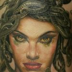 Фото рисунка тату Медуза Горгона 23.11.2018 №097 - tattoo Medusa Gorgo - tattoo-photo.ru