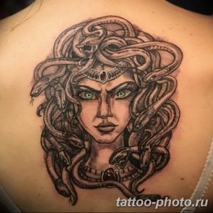 Фото рисунка тату Медуза Горгона 23.11.2018 №098 - tattoo Medusa Gorgo - tattoo-photo.ru