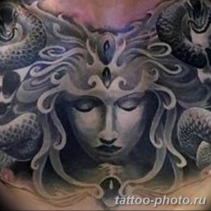 Фото рисунка тату Медуза Горгона 23.11.2018 №102 - tattoo Medusa Gorgo - tattoo-photo.ru