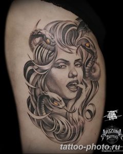 Фото рисунка тату Медуза Горгона 23.11.2018 №105 - tattoo Medusa Gorgo - tattoo-photo.ru