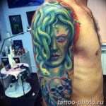 Фото рисунка тату Медуза Горгона 23.11.2018 №106 - tattoo Medusa Gorgo - tattoo-photo.ru