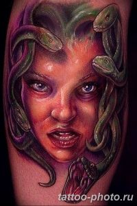 Фото рисунка тату Медуза Горгона 23.11.2018 №110 - tattoo Medusa Gorgo - tattoo-photo.ru