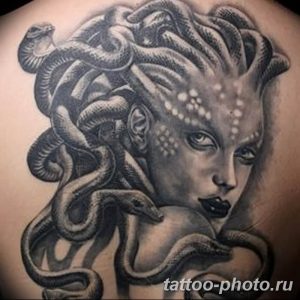 Фото рисунка тату Медуза Горгона 23.11.2018 №117 - tattoo Medusa Gorgo - tattoo-photo.ru