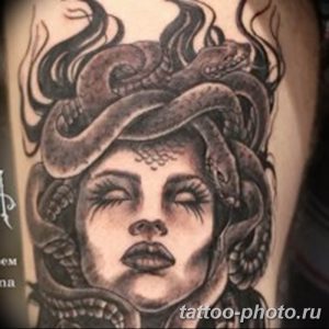 Фото рисунка тату Медуза Горгона 23.11.2018 №128 - tattoo Medusa Gorgo - tattoo-photo.ru