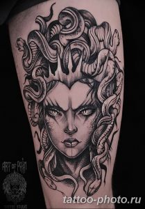 Фото рисунка тату Медуза Горгона 23.11.2018 №132 - tattoo Medusa Gorgo - tattoo-photo.ru