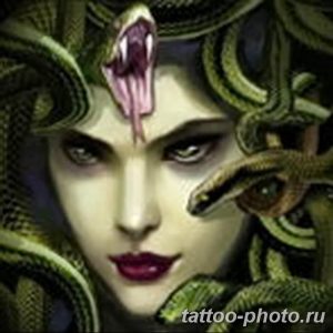 Фото рисунка тату Медуза Горгона 23.11.2018 №139 - tattoo Medusa Gorgo - tattoo-photo.ru