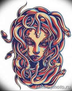 Фото рисунка тату Медуза Горгона 23.11.2018 №143 - tattoo Medusa Gorgo - tattoo-photo.ru