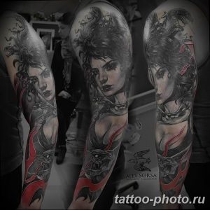 Фото рисунка тату Медуза Горгона 23.11.2018 №152 - tattoo Medusa Gorgo - tattoo-photo.ru