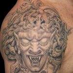 Фото рисунка тату Медуза Горгона 23.11.2018 №155 - tattoo Medusa Gorgo - tattoo-photo.ru