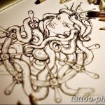 Фото рисунка тату Медуза Горгона 23.11.2018 №157 - tattoo Medusa Gorgo - tattoo-photo.ru