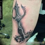 Фото рисунка тату Трезубец 07.11.2018 №042 - photo tattoo Trident - tattoo-photo.ru