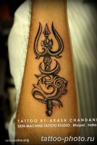 om ganesha tattoo designs custom om with trident client came fro