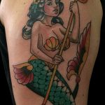 Фото рисунка тату Трезубец 07.11.2018 №063 - photo tattoo Trident - tattoo-photo.ru