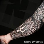 Фото рисунка тату Трезубец 07.11.2018 №066 - photo tattoo Trident - tattoo-photo.ru