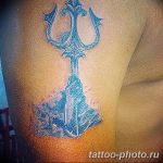 Фото рисунка тату Трезубец 07.11.2018 №076 - photo tattoo Trident - tattoo-photo.ru