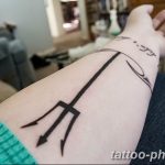 Фото рисунка тату Трезубец 07.11.2018 №102 - photo tattoo Trident - tattoo-photo.ru