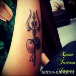 Фото рисунка тату Трезубец 07.11.2018 №108 - photo tattoo Trident - tattoo-photo.ru