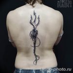 Фото рисунка тату Трезубец 07.11.2018 №127 - photo tattoo Trident - tattoo-photo.ru