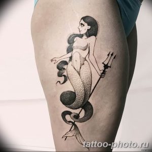 Фото рисунка тату Трезубец 07.11.2018 №155 - photo tattoo Trident - tattoo-photo.ru