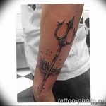 Фото рисунка тату Трезубец 07.11.2018 №185 - photo tattoo Trident - tattoo-photo.ru