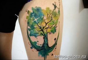 Фото рисунка тату дерево 07.11.2018 №006 - photo tattoo tree - tattoo-photo.ru