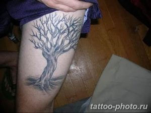 Фото рисунка тату дерево 07.11.2018 №023 - photo tattoo tree - tattoo-photo.ru