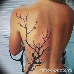 Фото рисунка тату дерево 07.11.2018 №032 - photo tattoo tree - tattoo-photo.ru