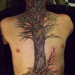 Фото рисунка тату дерево 07.11.2018 №040 - photo tattoo tree - tattoo-photo.ru