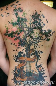 Фото рисунка тату дерево 07.11.2018 №047 - photo tattoo tree - tattoo-photo.ru