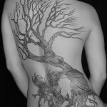 Фото рисунка тату дерево 07.11.2018 №067 - photo tattoo tree - tattoo-photo.ru